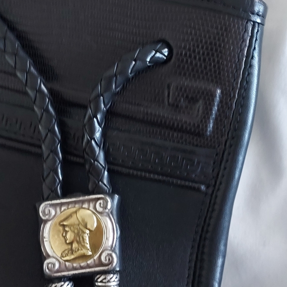 Dark Navy/Black Brighton Draw Sting Sac Purse - Picture 4 of 7